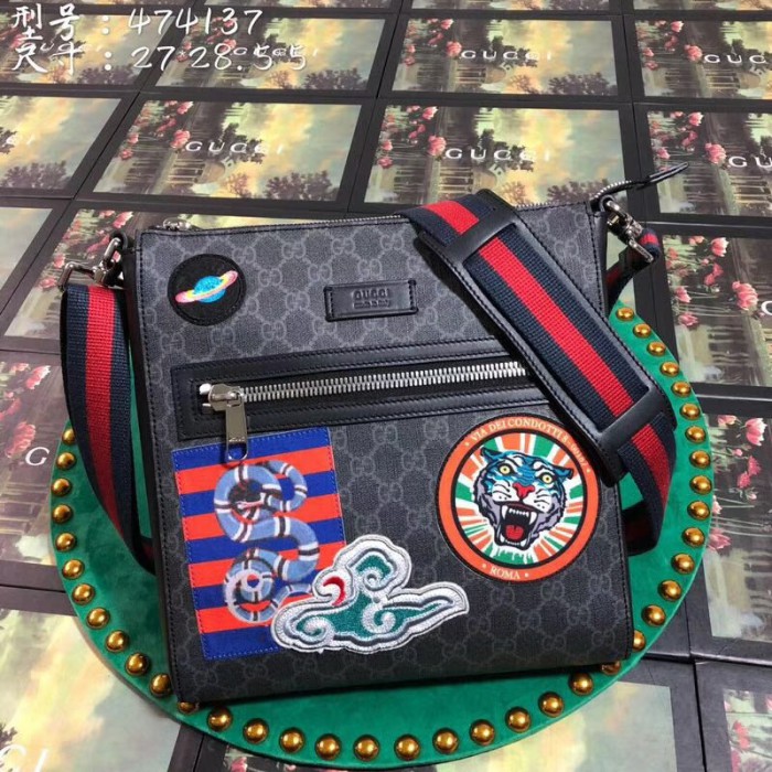 Gucci Night Courrier GG Supreme messenger-474137-GU50724