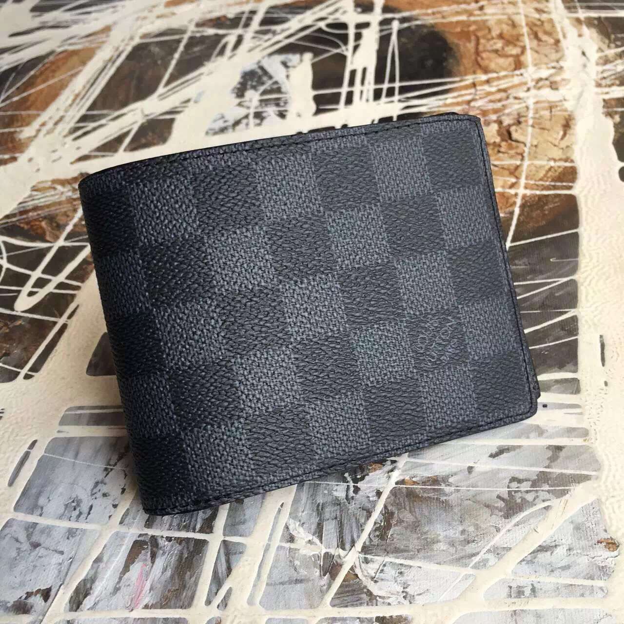 Louis vuitton Damier canvas Multiple Wallet-N62663-LV50362