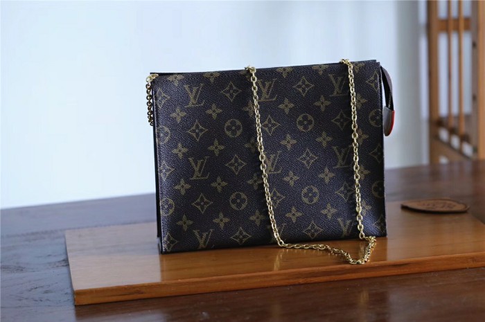 Louis Vuitton monogram Pochette voyage chain bag-M47542-LV51468